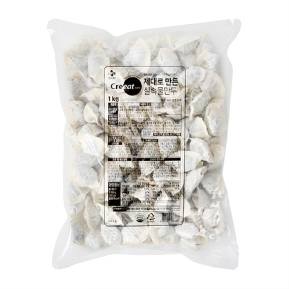 실속물만두 1kg/크레잇