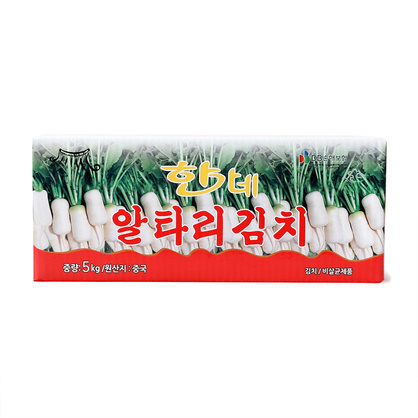 <b>[릴레이특가]</b> [냉장포장]한가네알타리김치 5kg