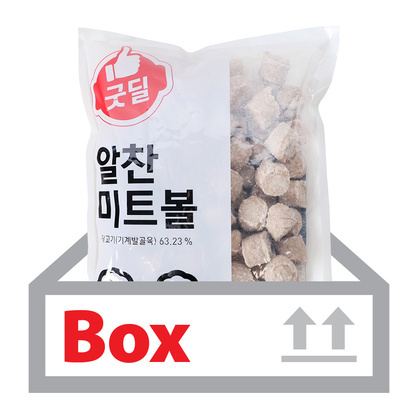 알찬미트볼 1kg*10ea(박스)/굿딜