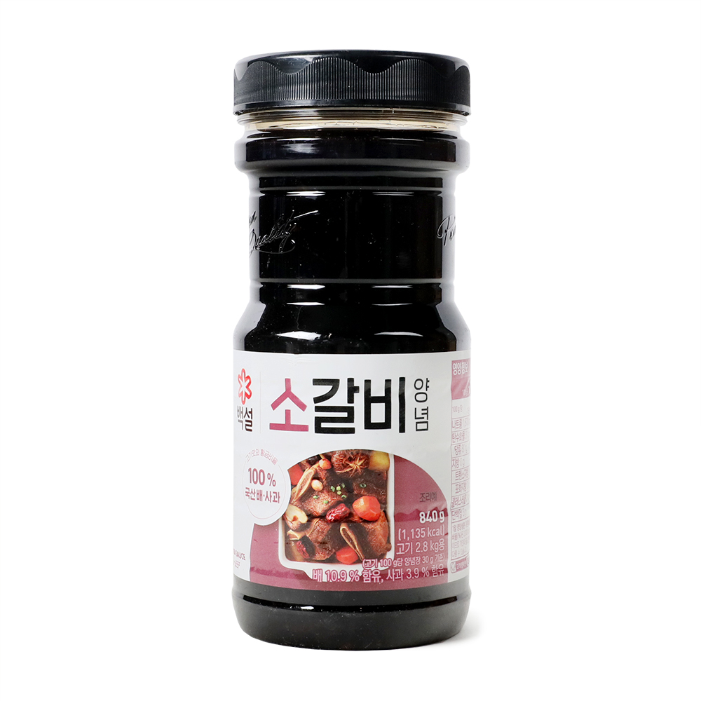 소갈비양념 840g/백설