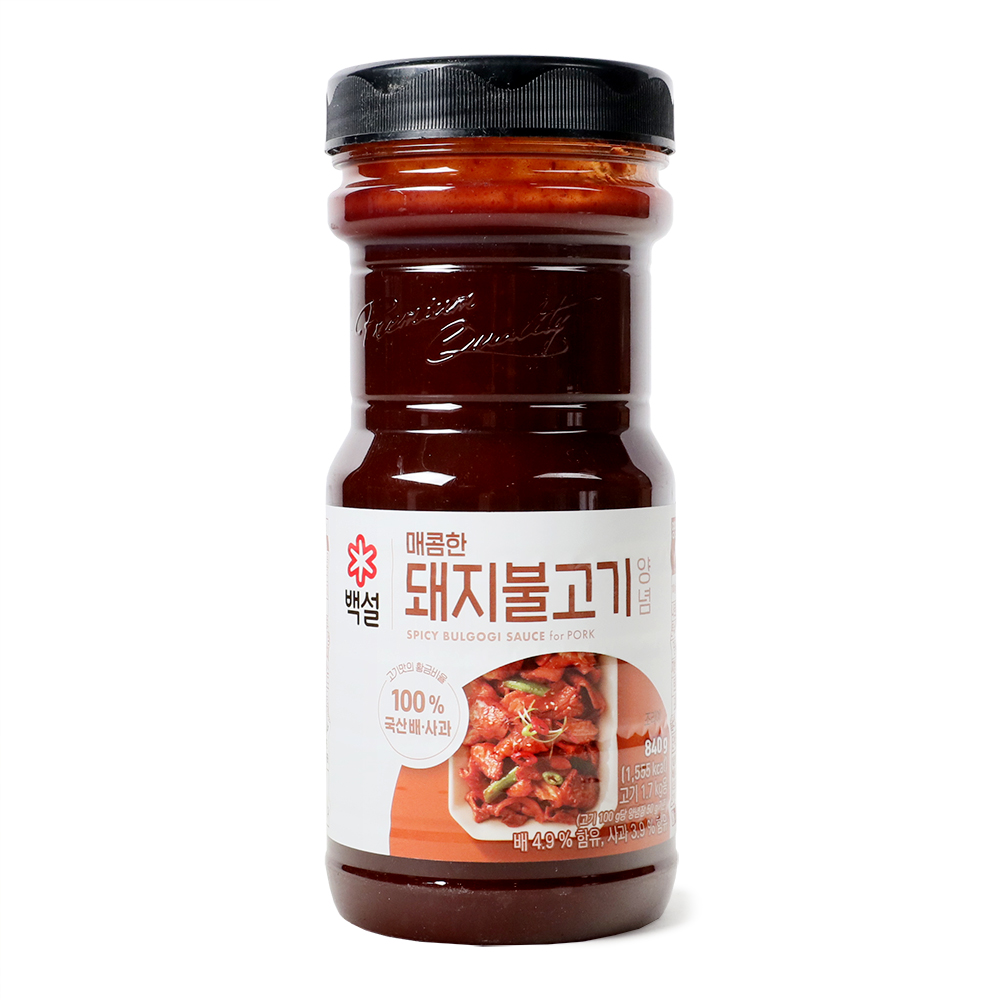 돼지불고기양념 840g/백설