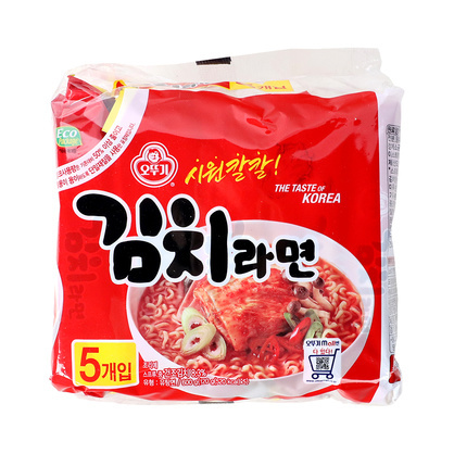 김치라면 120g*5입/오뚜기