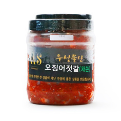 오징어젓(채쓴,길이3cm) 2kg/우성물산