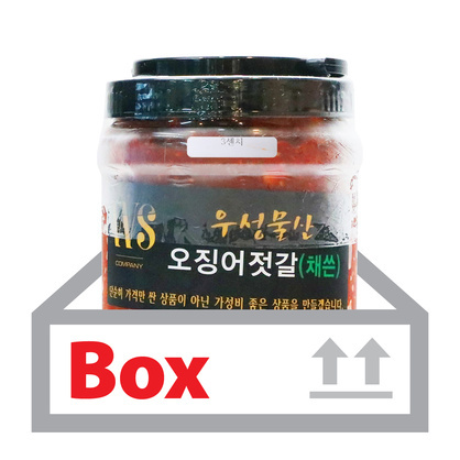 오징어젓(채쓴,길이3cm) 2kg*6ea(박스)/우성물산