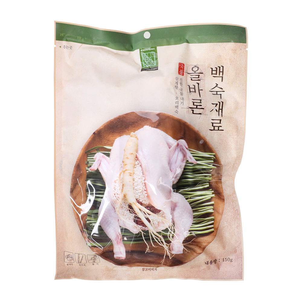 올바론백숙재료 150g/예다원