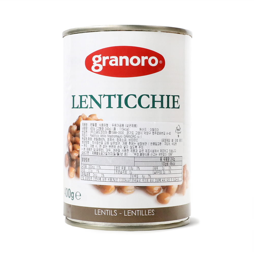 렌틸콩 400g/granoro