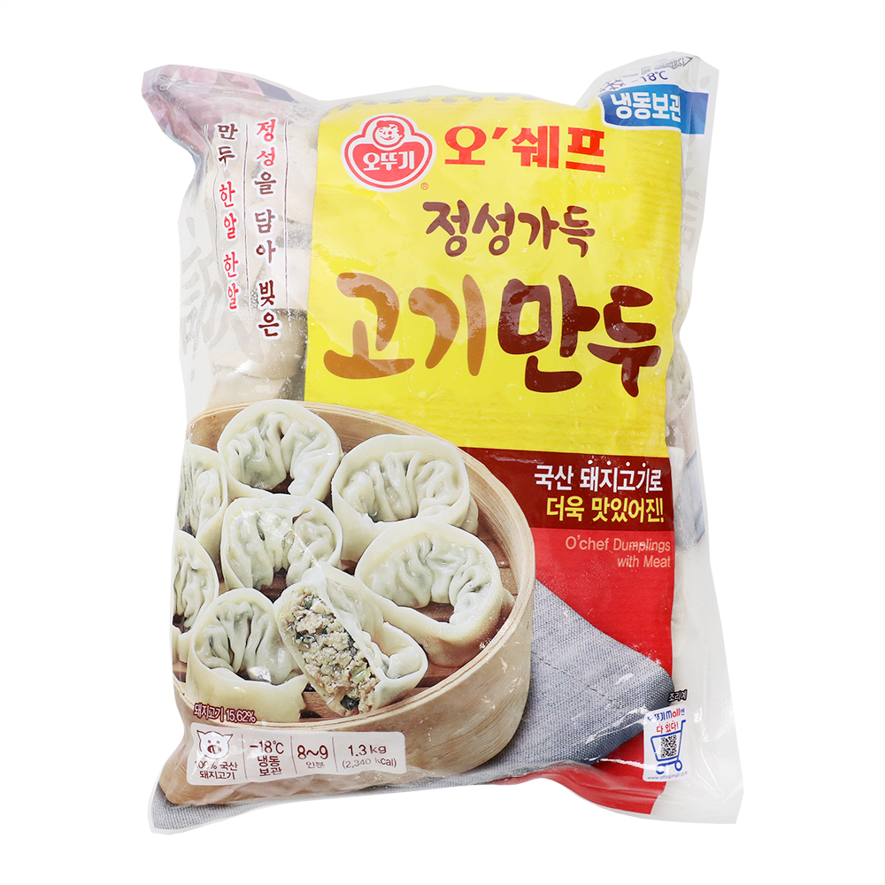 오쉐프 정성가득고기만두 1.3kg/오뚜기
