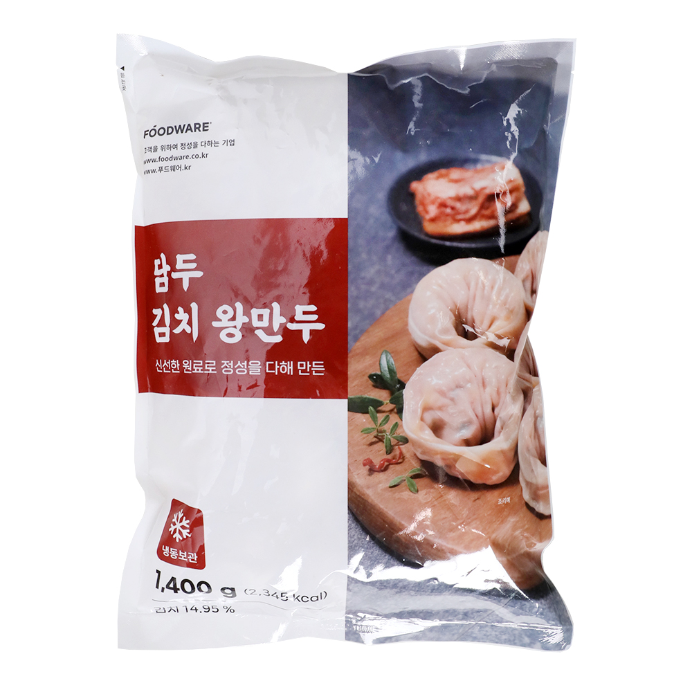 담두김치왕만두 1.4kg/푸드웨어