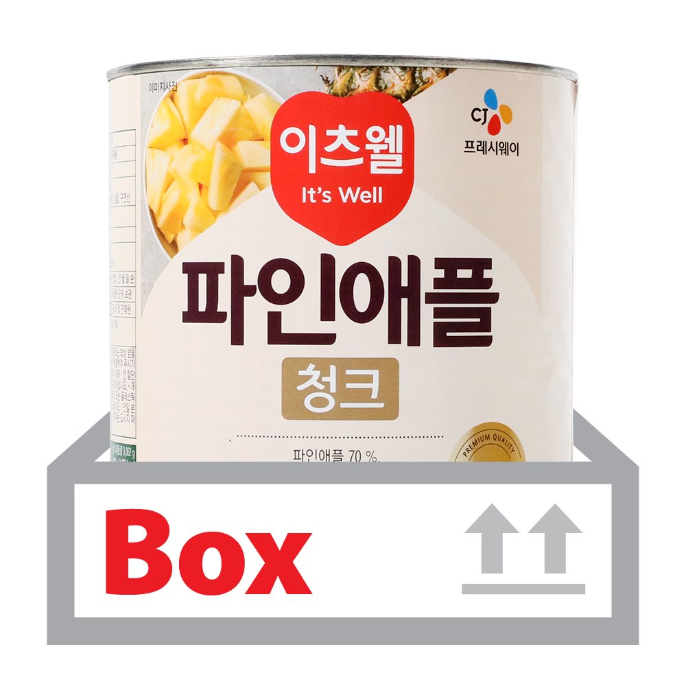 파인애플(청크) 3.062kg*6ea(박스)/이츠웰
