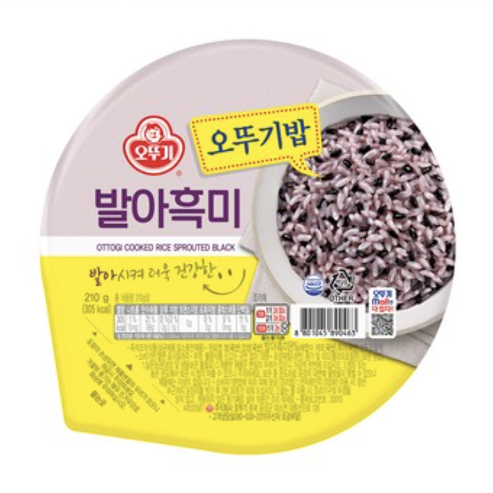 발아흑미오뚜기밥 210g/오뚜기