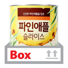 파인애플(슬라이스) 3,062g*6ea(박스)/대상