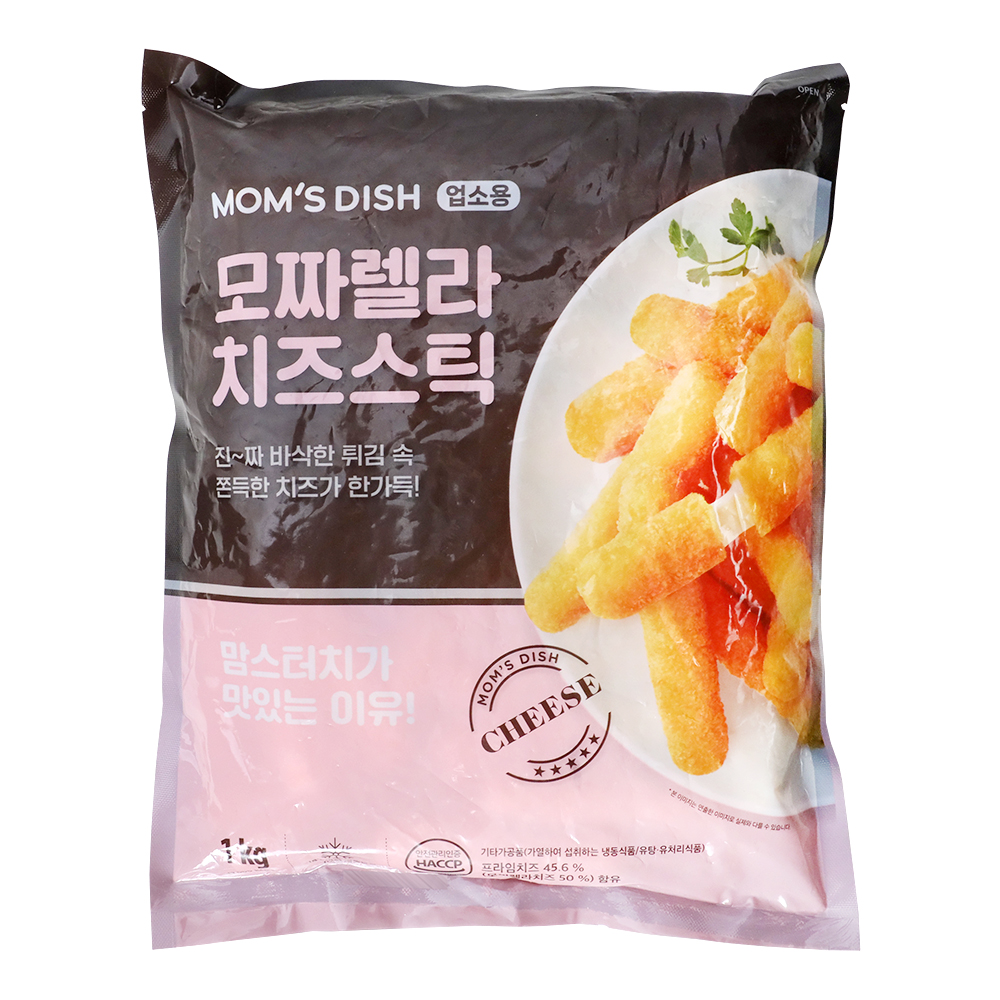 모짜렐라치즈스틱 1kg/맘스터치