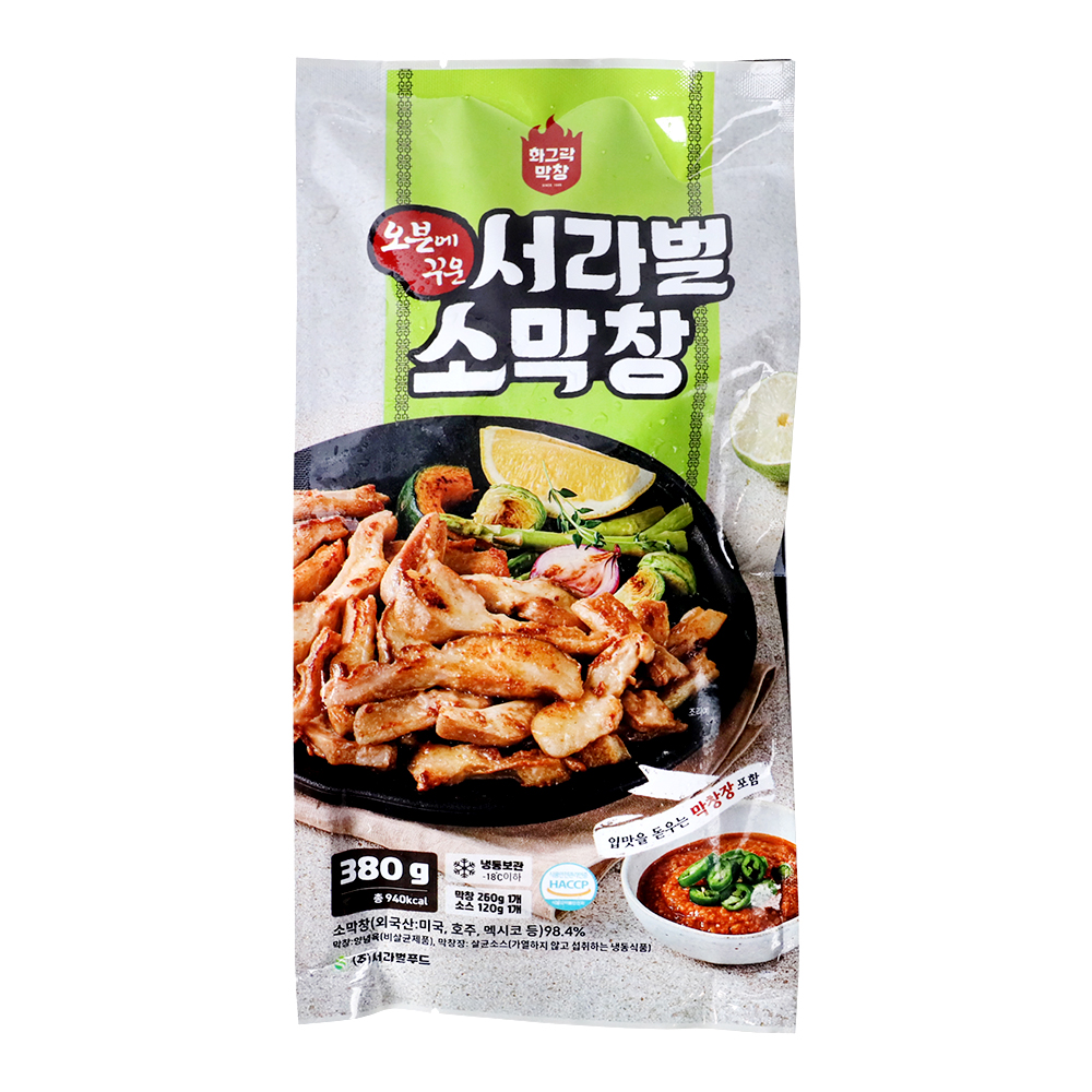 오븐에꾸운서라벌소막창 380g/화그락막창