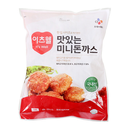맛있는미니돈까스 1kg/이츠웰