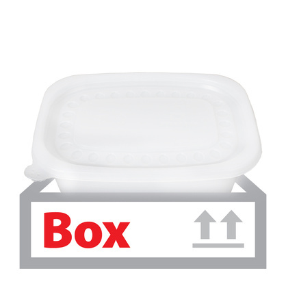 사각죽용기(대)(몸통+뚜껑) 50입*10ea(박스)/아주