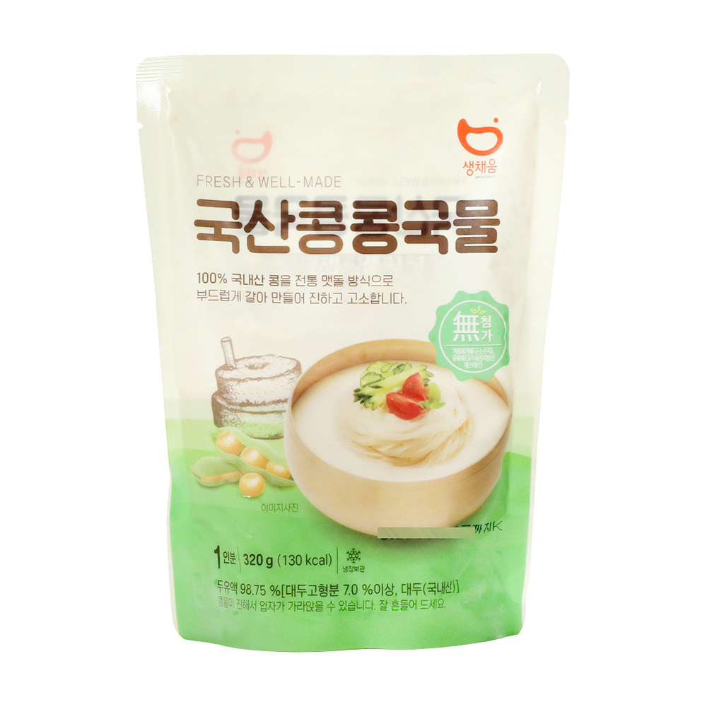 국산콩콩국물 320g/생채움