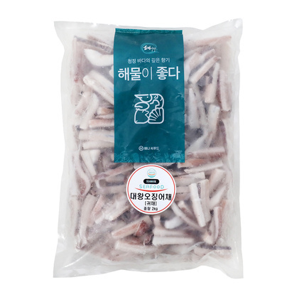 대왕오징어채(귀채) 2kg/해나라