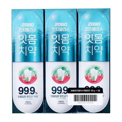 2080진지발리스허벌민트 120g*3입/애경