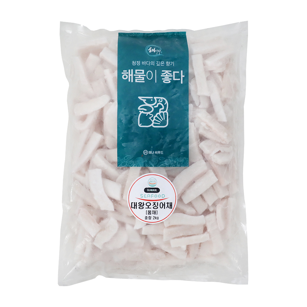 대왕오징어채(몸채) 2kg/해나라