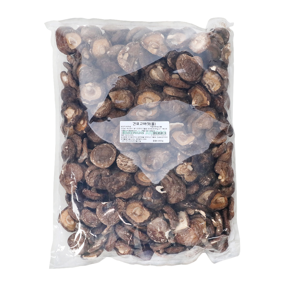 통표고버섯 1kg/동립