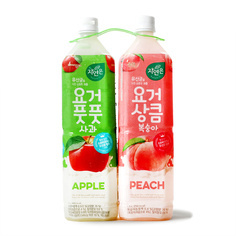 요거복숭아 1.5L+요거사과 1.5L/자연은