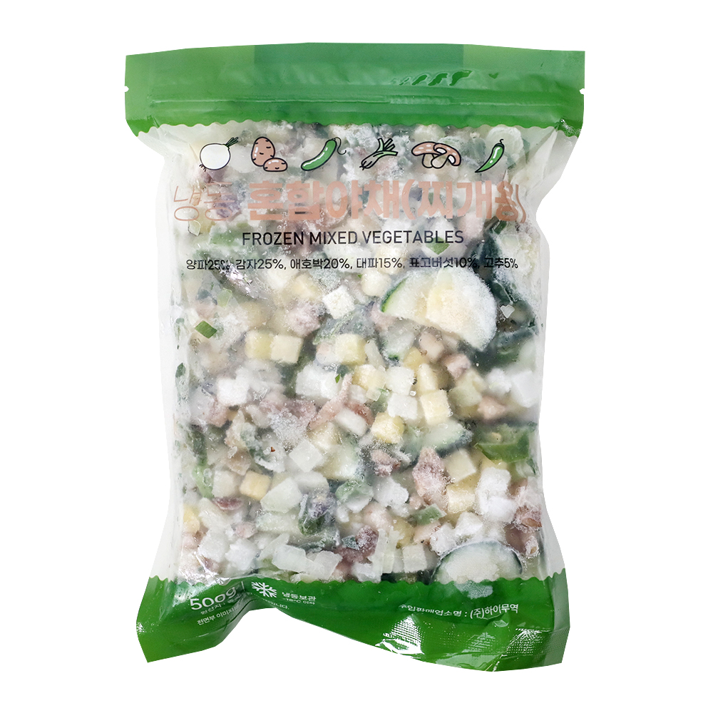 냉동혼합야채(찌개용) 500g