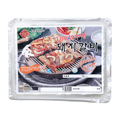 100%수제돼지갈비 1kg/THE곧은