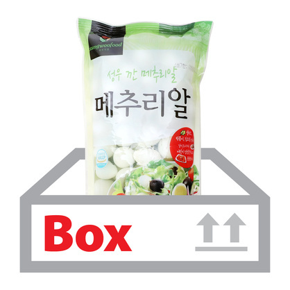 <b>[상시초특가]</b> 깐메추리알 1kg*10ea(박스)/성우식품