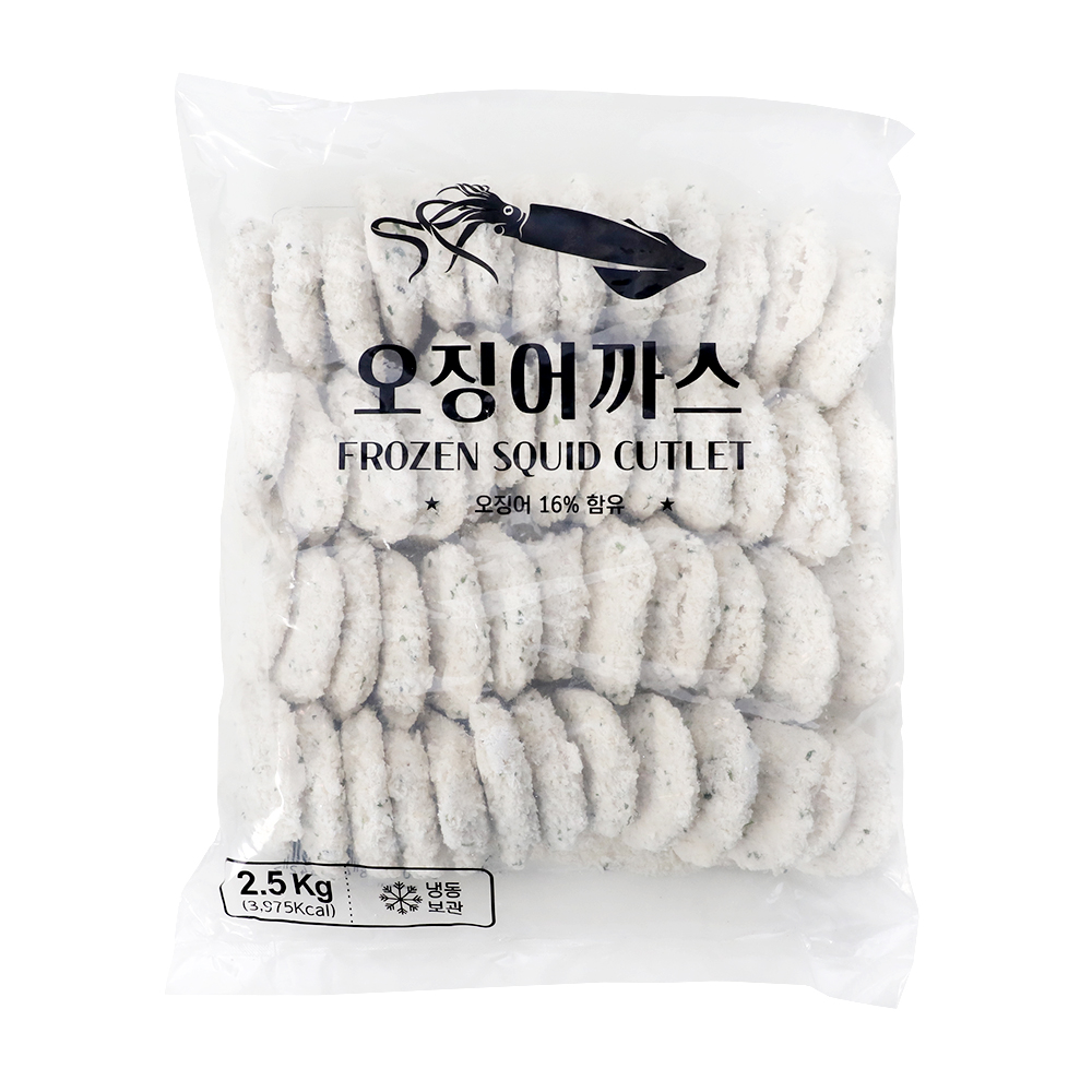 오징어까스 2.5kg/빙채
