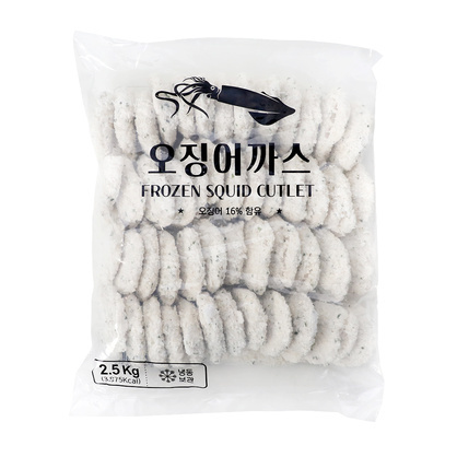 오징어까스 2.5kg/빙채