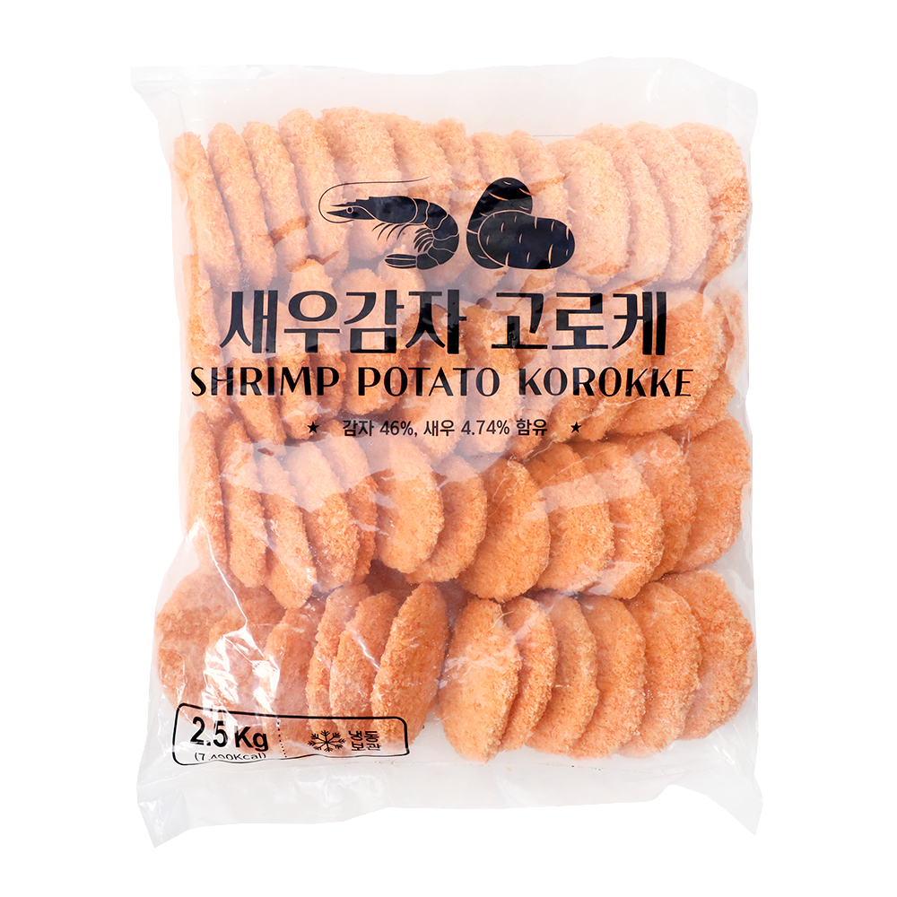 새우감자고로케 2.5kg/빙채