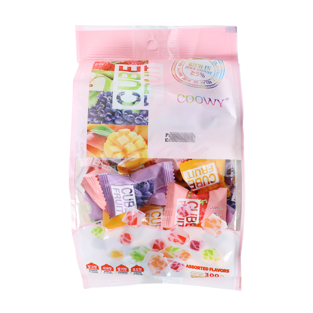 큐브후르츠젤리 300g/탑후르츠