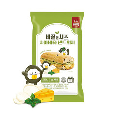 바질앤치즈 치아바타샌드위치 180g/한맥