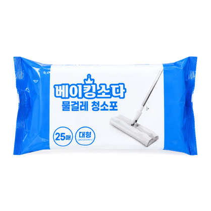 베이킹소다물걸레청소포(대형) 25매/올림생활
