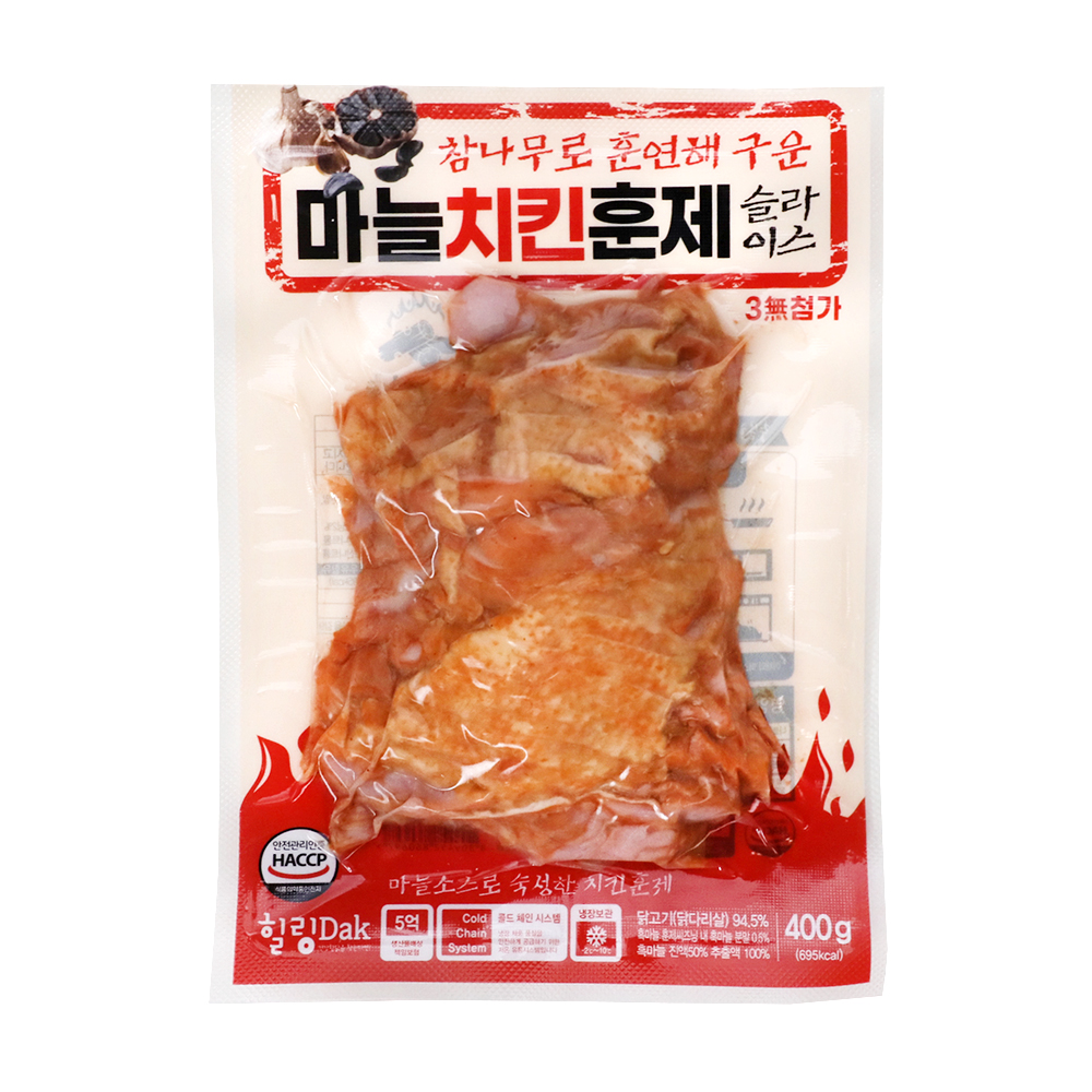 마늘치킨훈제슬라이스 400g/가인푸드