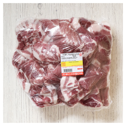 [업소용]수입 냉동목전지살(제육용) 1kg(5kg이상 구매시)