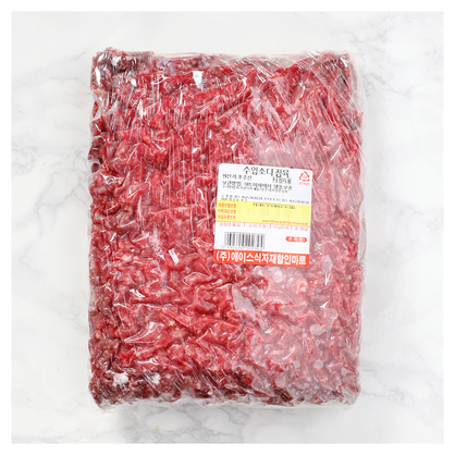 [업소용]수입 냉동설도(다짐육) 1kg(5kg이상 구매시)