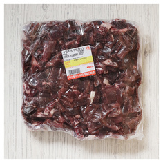 [업소용]수입 냉동설도(국거리) 1kg(5kg이상 구매시)