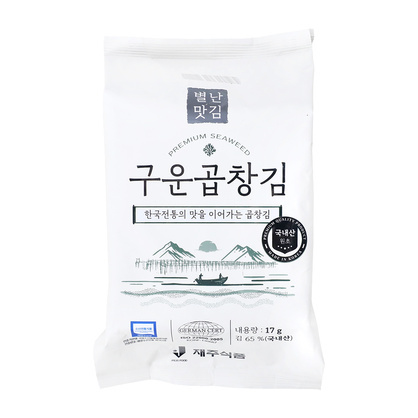 별난맛김구운곱창김 17g/재주식품
