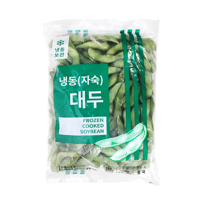 냉동자숙대두(자숙콩) 450g/진보