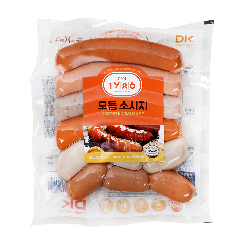 모듬소시지 450g/대경