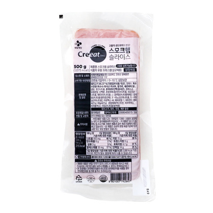 크레잇 스모크햄슬라이스 500g/CJ