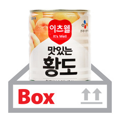 맛있는황도(슬라이스) 400g*24ea(박스)/이츠웰