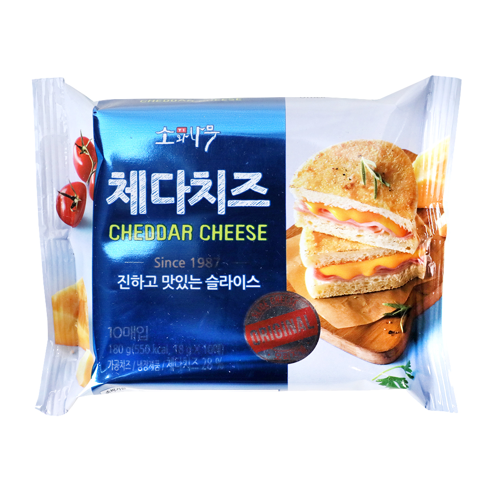 체다치즈 180g(10매)/소와나무