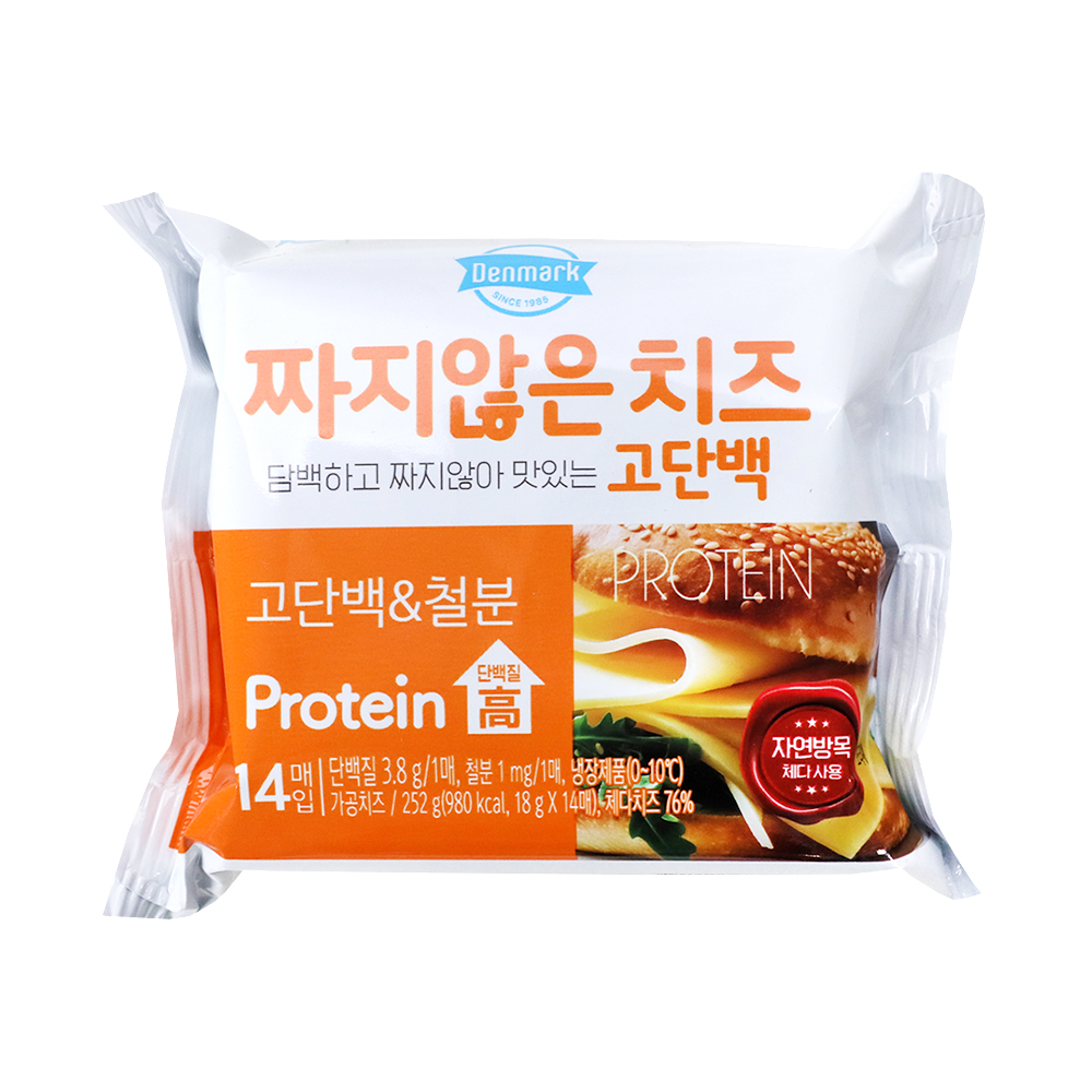 짜지않은치즈(고단백&철분) 252g(14매)/동원