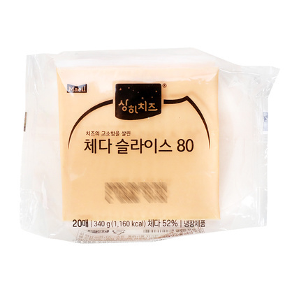 체다슬라이스80 340g(20매)/상하치즈