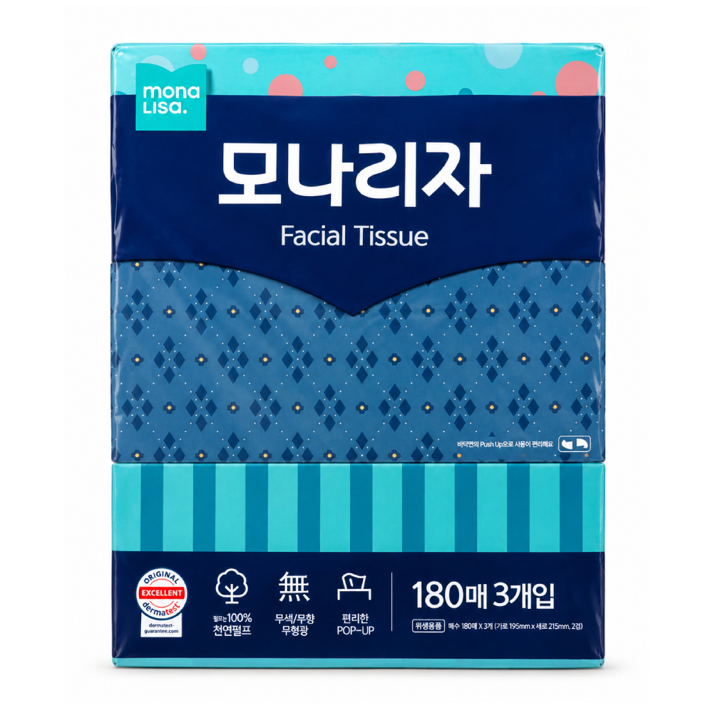 모나리자곽티슈 180매*3입