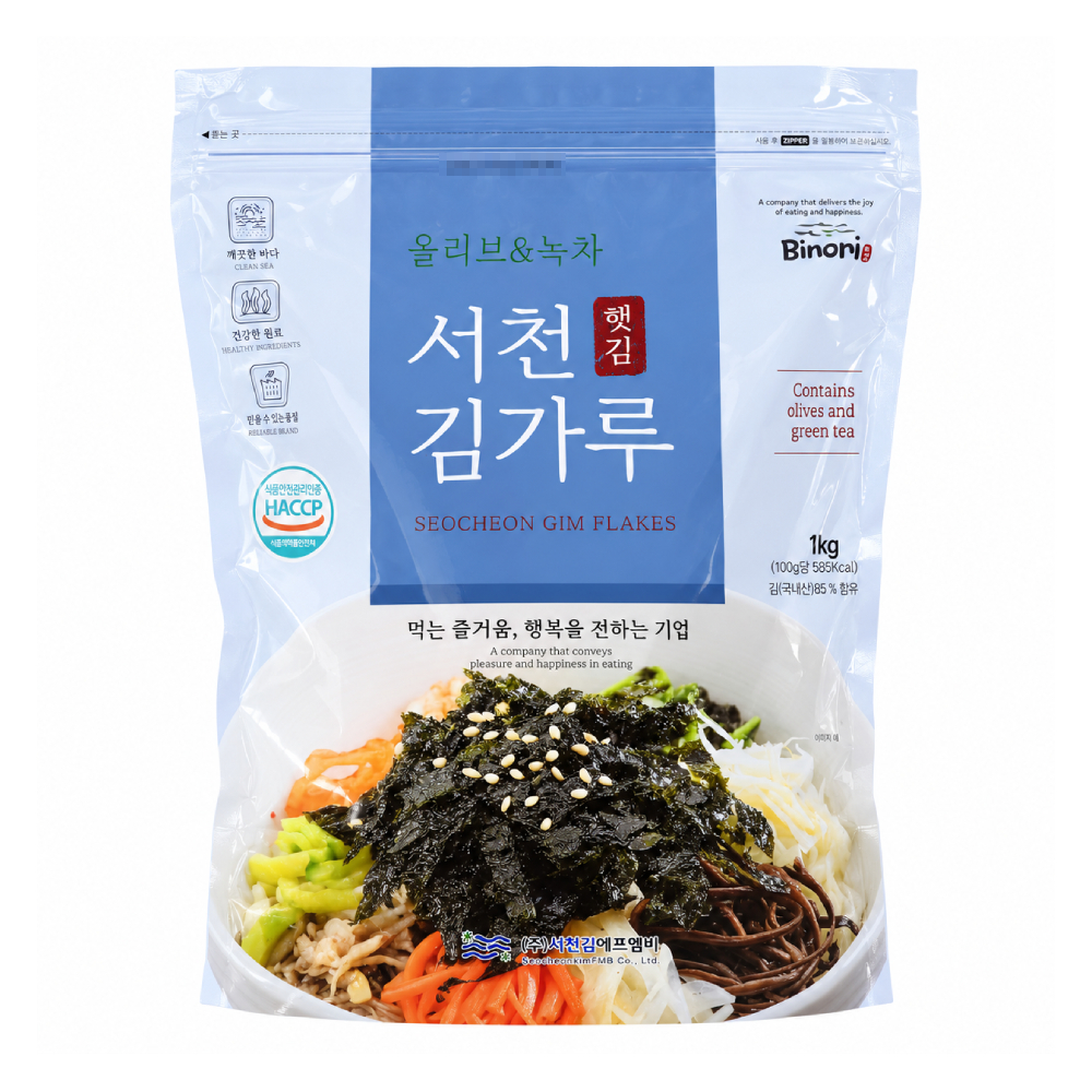김가루(올리브&녹차) 1kg/서천김에프엠비