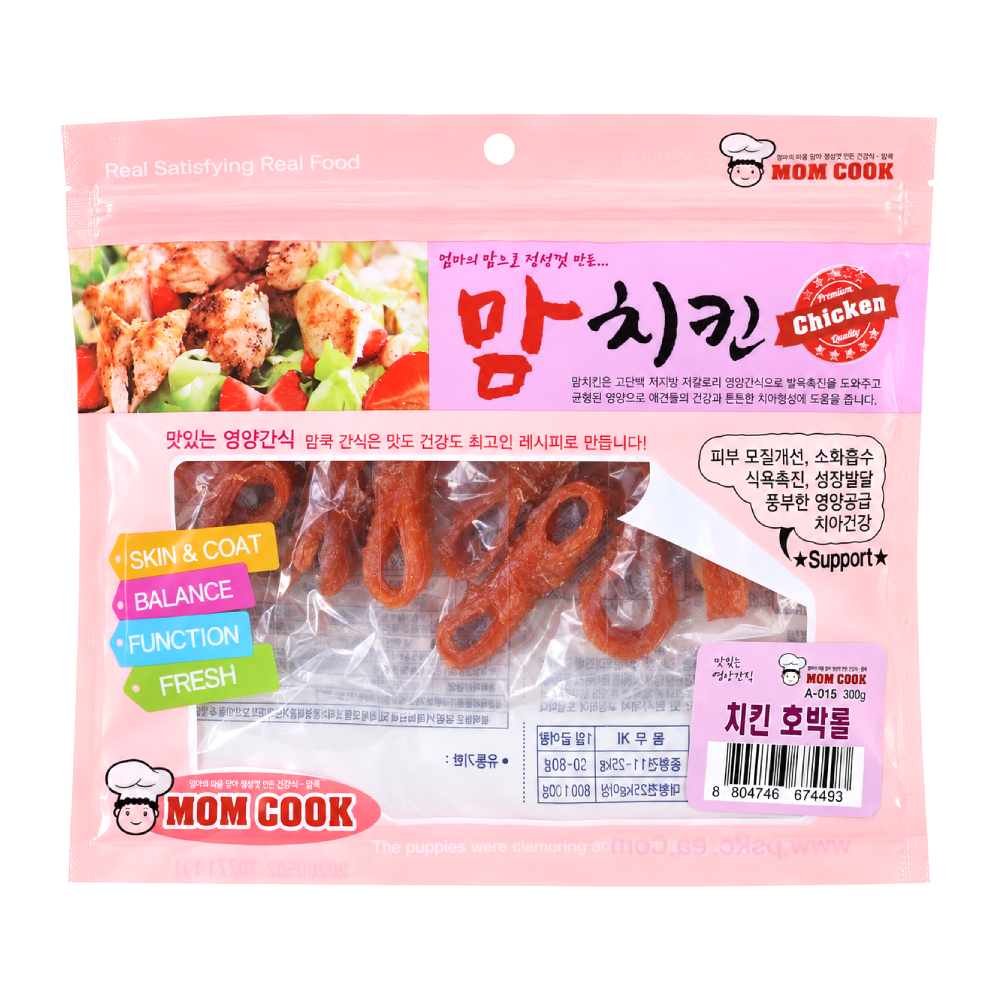치킨호박롤 300g/맘쿡