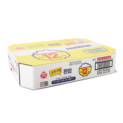 맛있는오뚜기밥 210g*12입(박스)/오뚜기